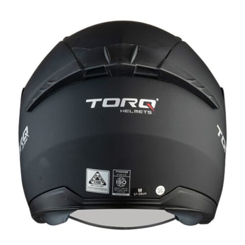 TORQ Atom Matt Black Helmet - Image 2