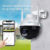 Outdoor WiFi PTZ Camera, 4MP Wireless WiFi IP Camera with 360° View, Color Night Vision, 2-Way Audio, IP66 Waterproof - Image 3