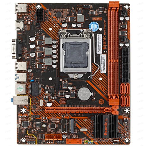 Intel Chipset Esonic H61DA1 3rd Gen DDR3 M.2 Mainboard - Image 3
