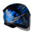 TORQ Arrow Revali DOT Certified Helmet Blue+Black - Image 3