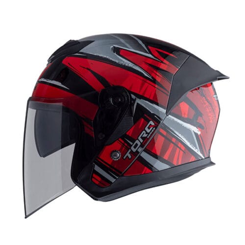 TORQ Arrow Revali DOT Certified Helmet Red+Black - Image 2