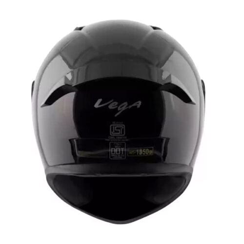 Vega BOLT Black DOT Certified Full Face Helmet - Image 3