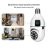 Bulb Dual Lens Wifi 2.0MP PTZ CC Camera V380 - Image 2