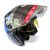 Stealth Helmet 882 Decor Black/Blue Dual Visor - Image 2