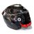 Safety Helmet 603 Black Glossy Plain