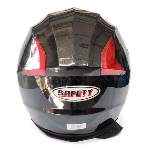 Safety Helmet 603 Black Glossy Plain - Image 3