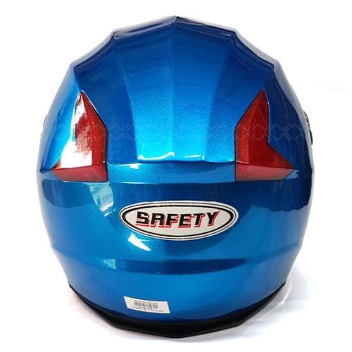 Safety Helmet 603 Blue Glossy Plain - Image 3