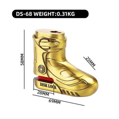 Lock for Bike Hydrolic/Disc Padlock Metal DS-68 - Image 3