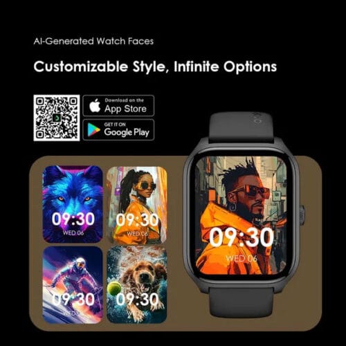 Oraimo Watch 5 Lite Calling Smart Watch OSW-804 Pink - Image 9