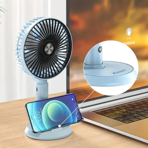DP DP-7640 Rechargeable Hand Held & Desk Fan - Image 5
