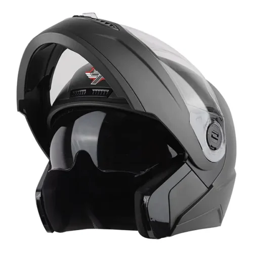 steelbird-sba-7-plain-black