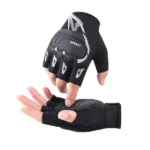 hand gloves half sport black