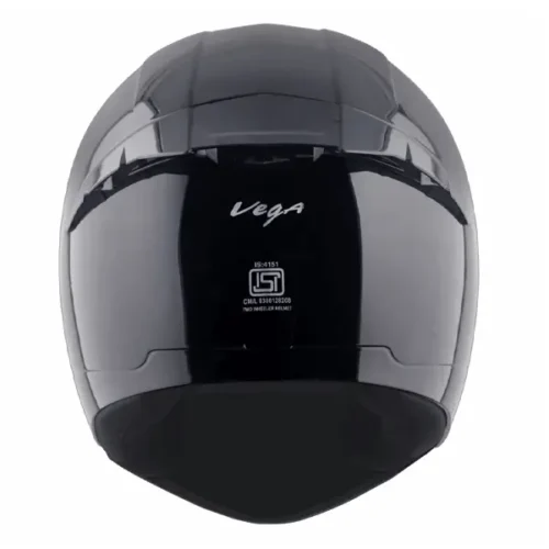 helmet vega voyager solid black