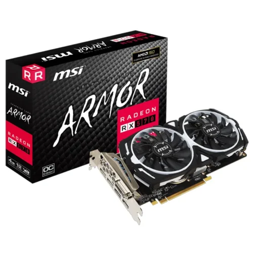 MSI Radeon RX 570 ARMOR 4G OC GDDR5 Graphics Card - Image 5