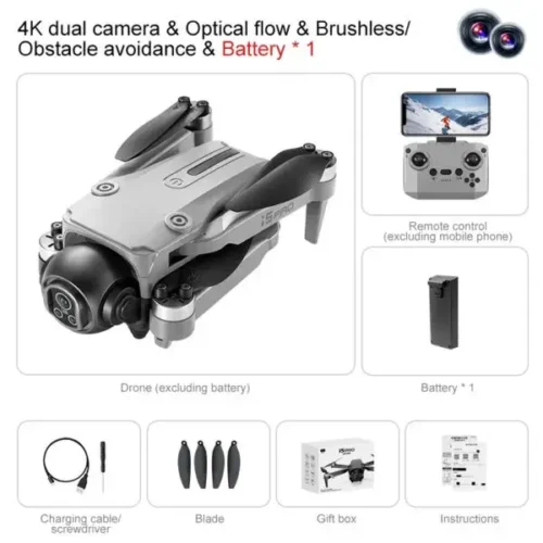 i5 Pro Brushless Motor Dual Camera Drone - Image 3