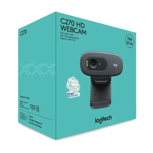 Logitech C270 HD Web Camera 720p with Noise Reduction Mic | Best Price in Bangladesh - Image 3